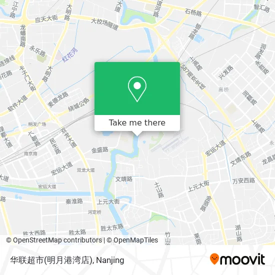 华联超市(明月港湾店) map