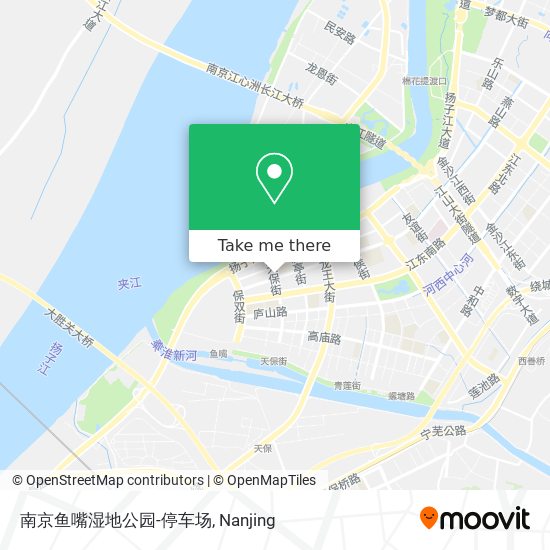 南京鱼嘴湿地公园-停车场 map