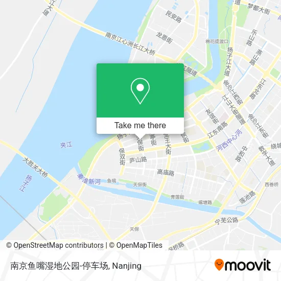 南京鱼嘴湿地公园-停车场 map