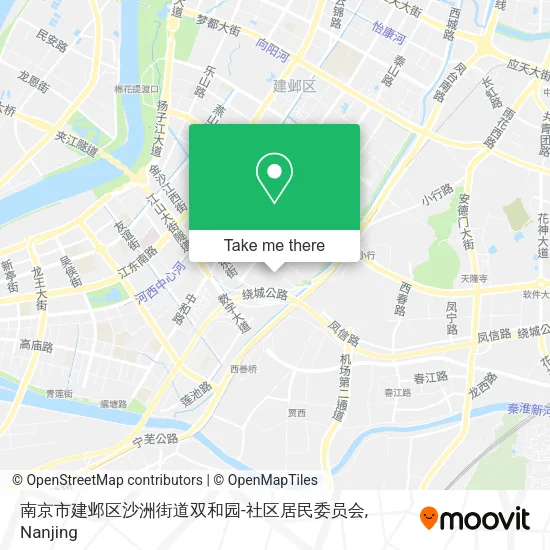 南京市建邺区沙洲街道双和园-社区居民委员会 map