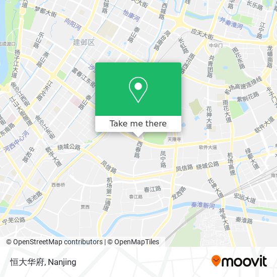 恒大华府 map