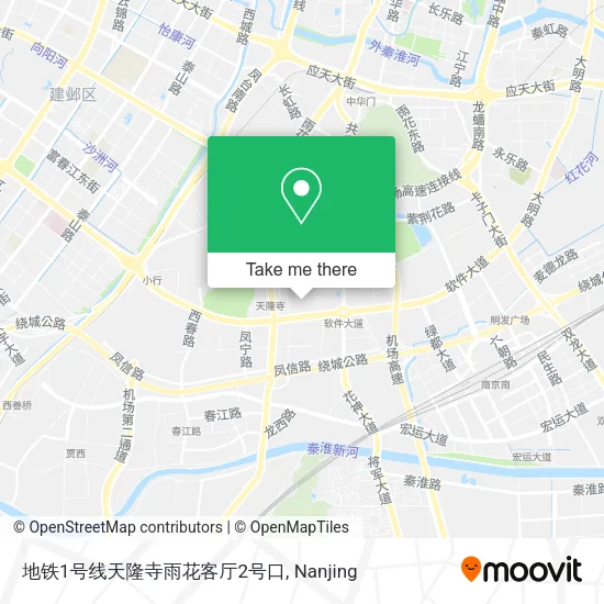 地铁1号线天隆寺雨花客厅2号口 map