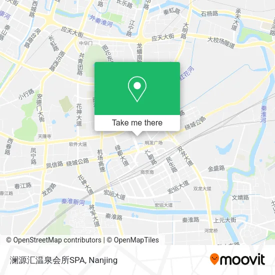 澜源汇温泉会所SPA map