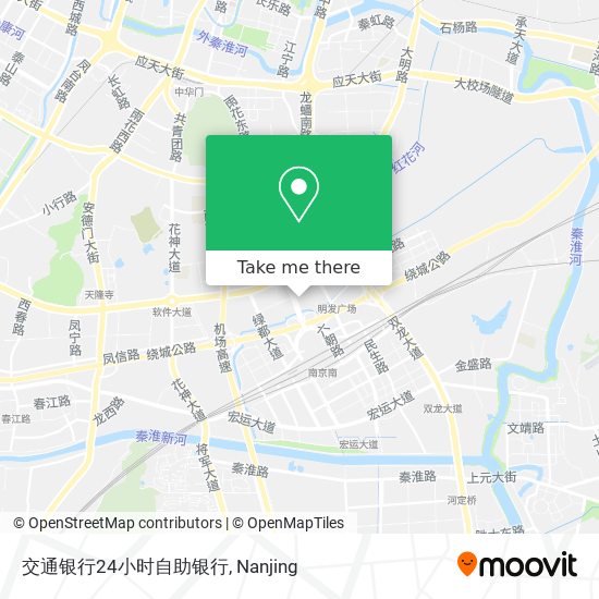 交通银行24小时自助银行 map