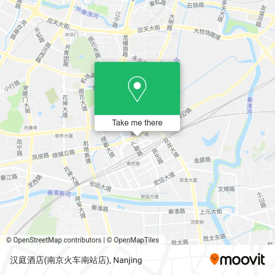 汉庭酒店(南京火车南站店) map