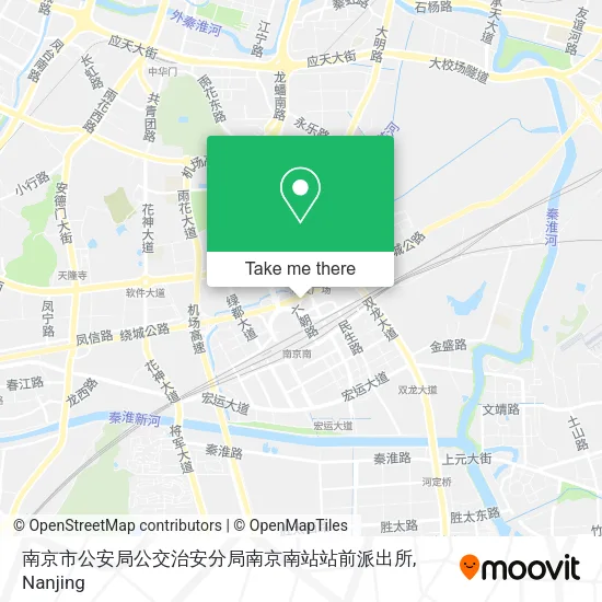 南京市公安局公交治安分局南京南站站前派出所 map