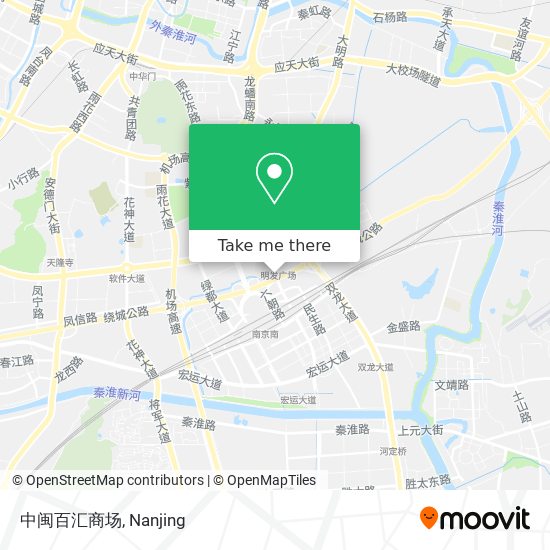 中闽百汇商场 map