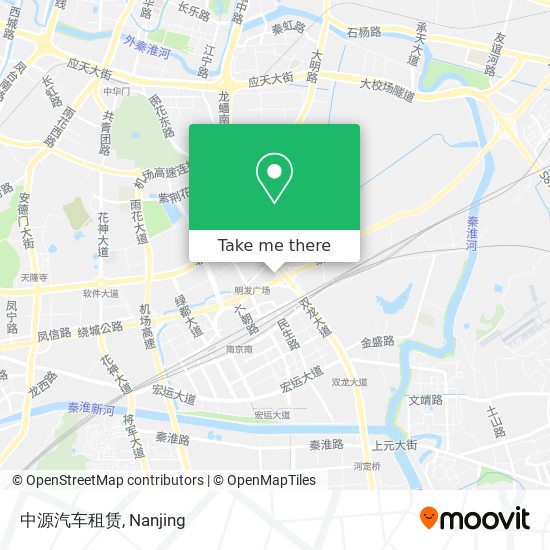 中源汽车租赁 map