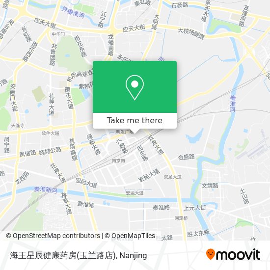 海王星辰健康药房(玉兰路店) map
