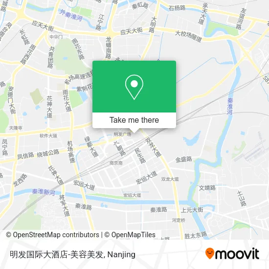明发国际大酒店-美容美发 map