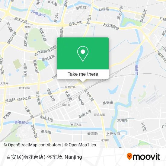 百安居(雨花台店)-停车场 map