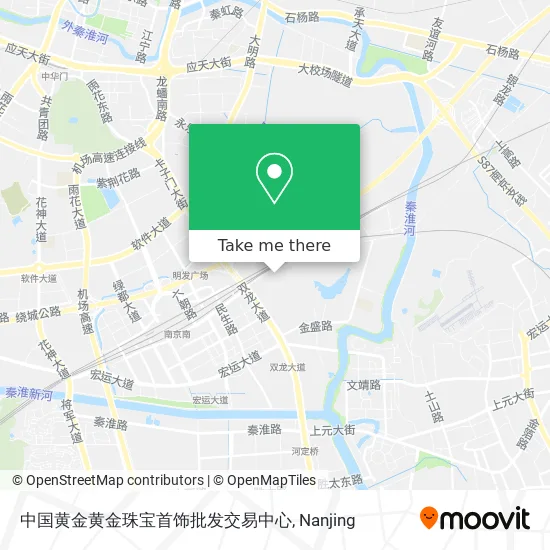 中国黄金黄金珠宝首饰批发交易中心 map