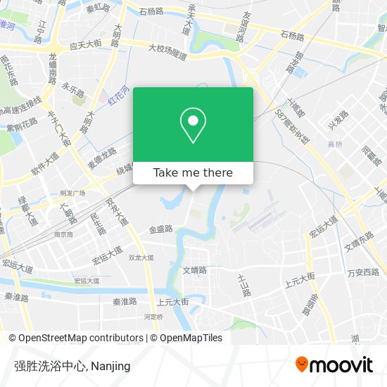 强胜洗浴中心 map