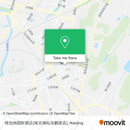 维也纳国际酒店(南京南站东麒路店) map