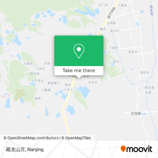 藏龙山庄 map