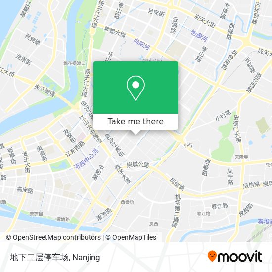 地下二层停车场 map