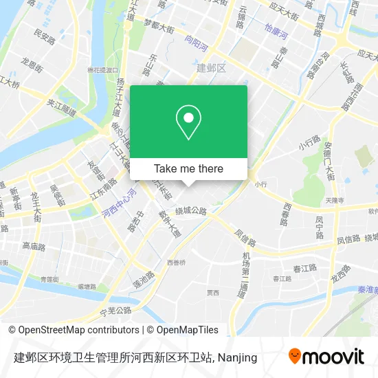 建邺区环境卫生管理所河西新区环卫站 map