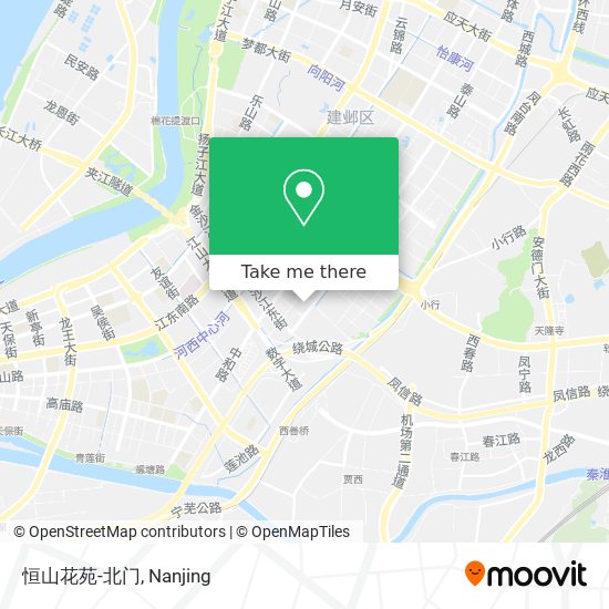 恒山花苑-北门 map
