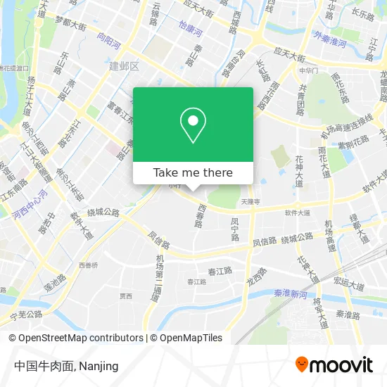 中国牛肉面 map
