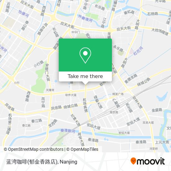 蓝湾咖啡(郁金香路店) map