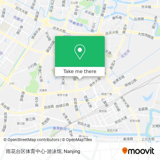 雨花台区体育中心-游泳馆 map