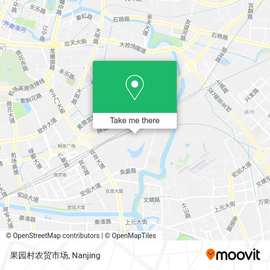 果园村农贸市场 map
