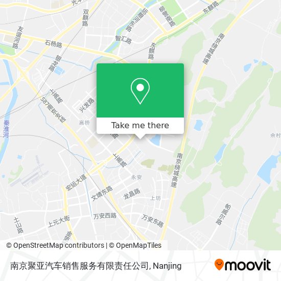 南京聚亚汽车销售服务有限责任公司 map