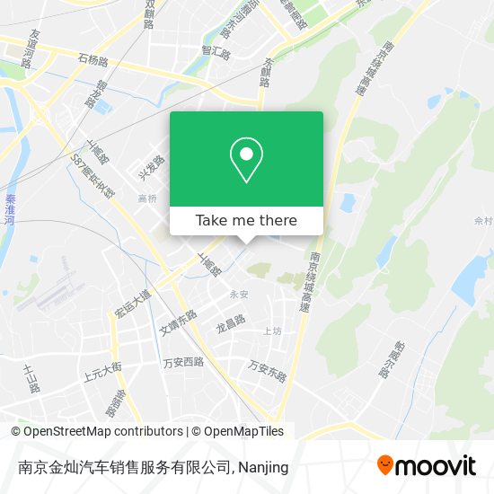 南京金灿汽车销售服务有限公司 map