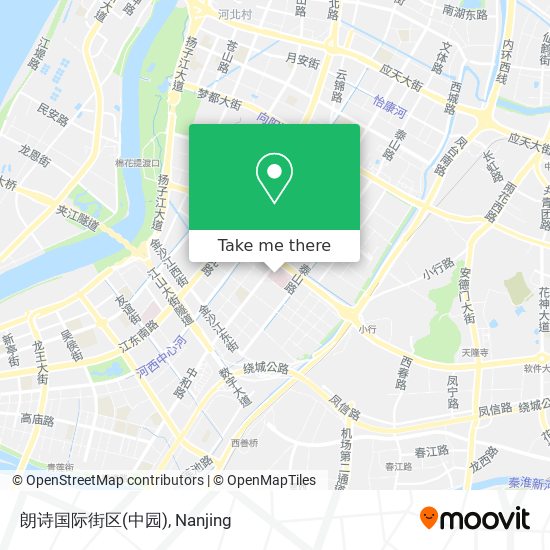 朗诗国际街区(中园) map
