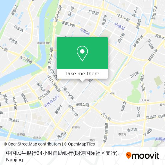 中国民生银行24小时自助银行(朗诗国际社区支行) map