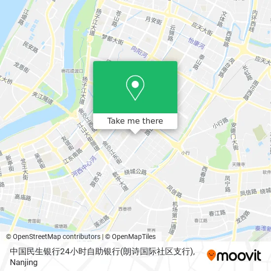 中国民生银行24小时自助银行(朗诗国际社区支行) map