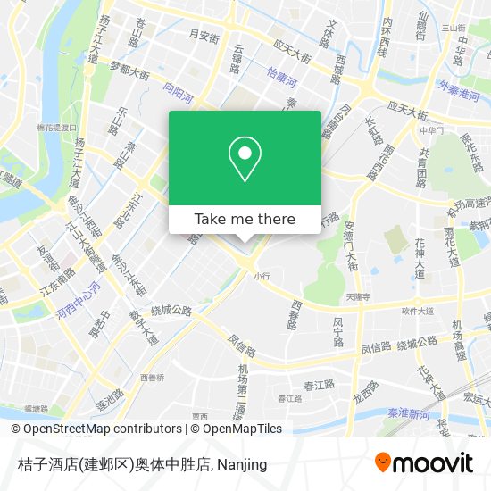 桔子酒店(建邺区)奥体中胜店 map