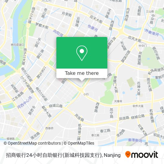 招商银行24小时自助银行(新城科技园支行) map