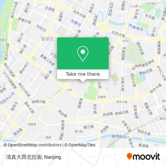 清真大西北拉面 map