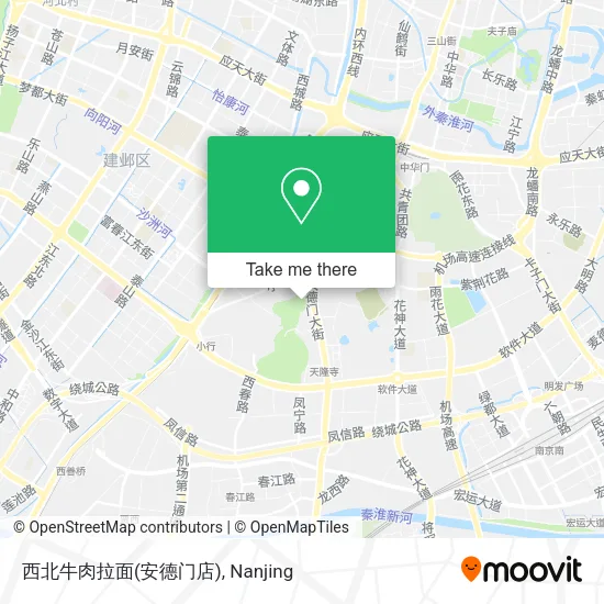 西北牛肉拉面(安德门店) map
