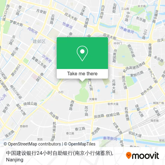 中国建设银行24小时自助银行(南京小行储蓄所) map