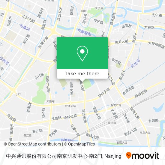 中兴通讯股份有限公司南京研发中心-南2门 map