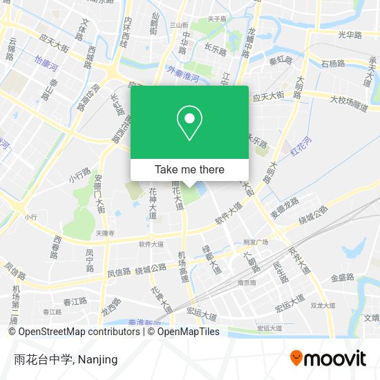 雨花台中学 map