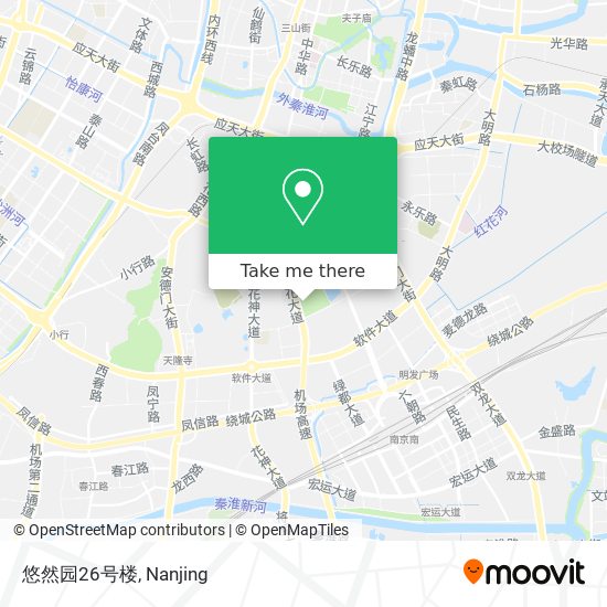 悠然园26号楼 map