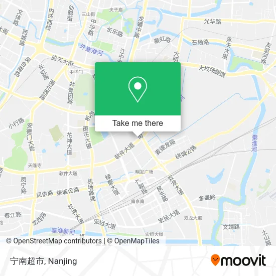 宁南超市 map