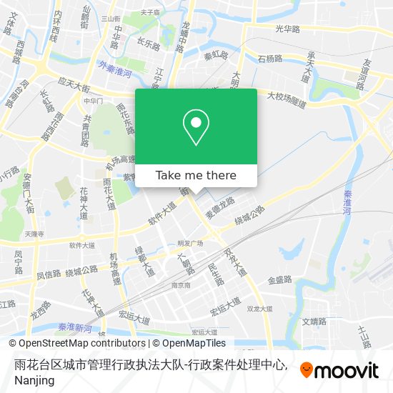 雨花台区城市管理行政执法大队-行政案件处理中心 map