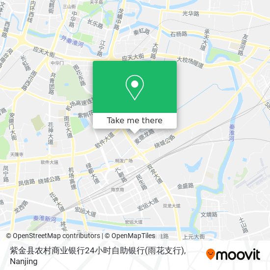 紫金县农村商业银行24小时自助银行(雨花支行) map