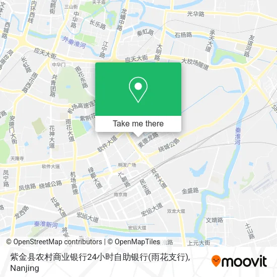 紫金县农村商业银行24小时自助银行(雨花支行) map