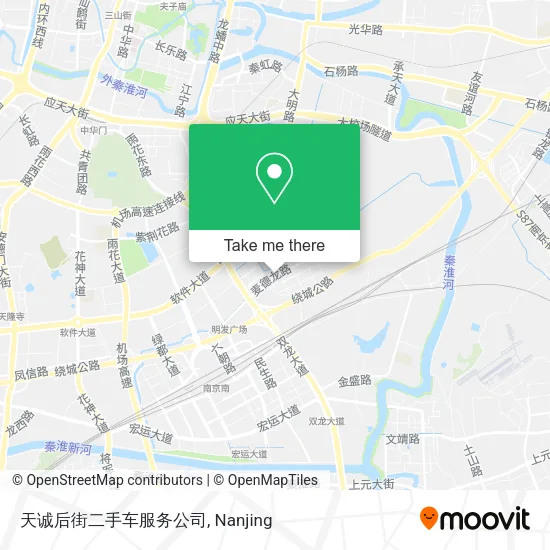 天诚后街二手车服务公司 map