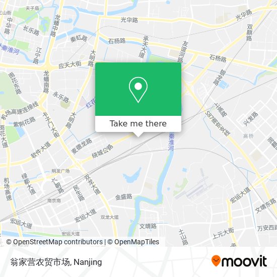 翁家营农贸市场 map