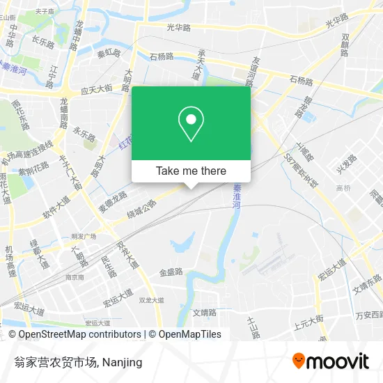 翁家营农贸市场 map