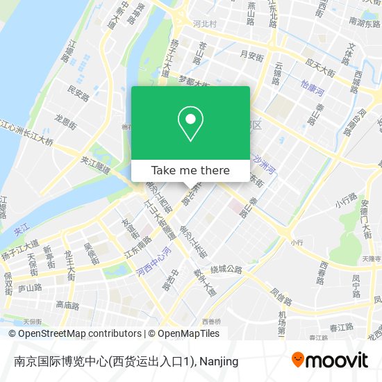 南京国际博览中心(西货运出入口1) map