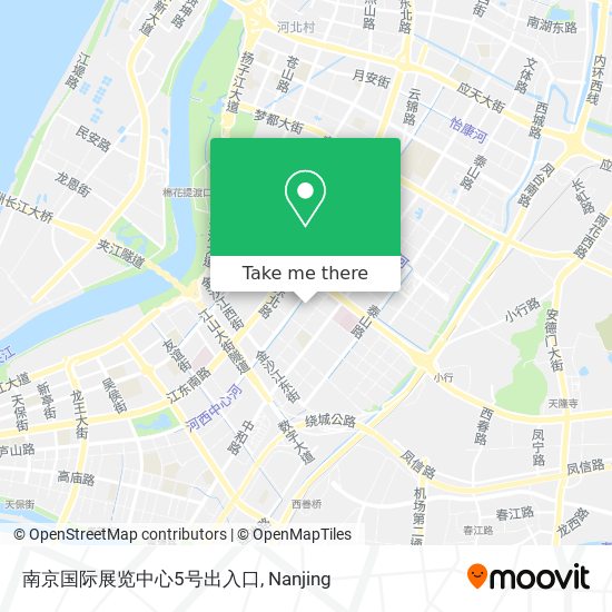 南京国际展览中心5号出入口 map