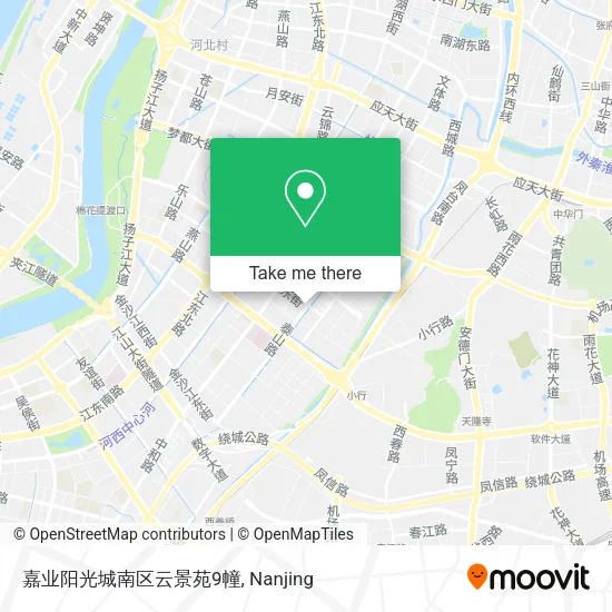 嘉业阳光城南区云景苑9幢 map
