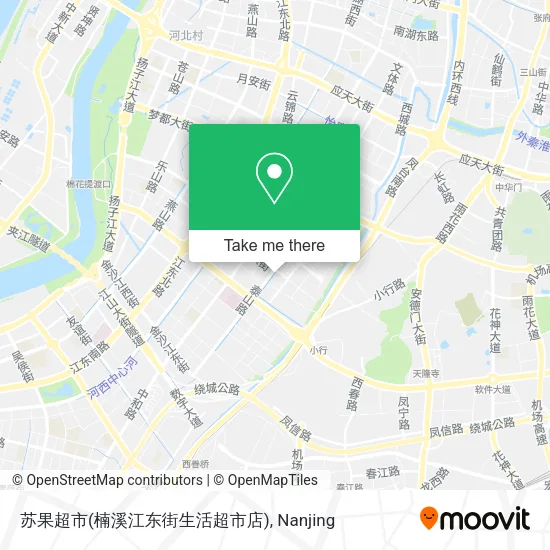 苏果超市(楠溪江东街生活超市店) map